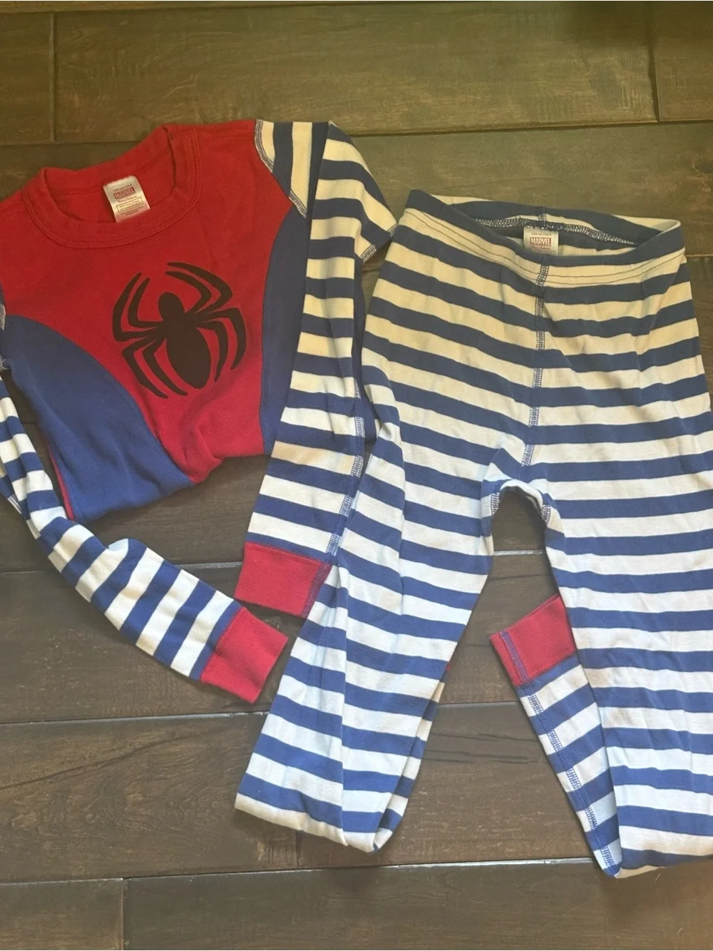 Hanna Anderson Pokemon Spiderman Pikachu Kids Pajama Set SZ 8